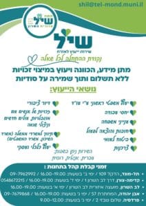 שירות ייעוץ לאזרח - נושאי הייעוץ